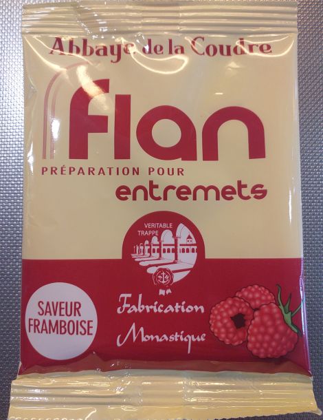 Préparation pour entremets saveur framboise Abbaye de la Coudre 45g